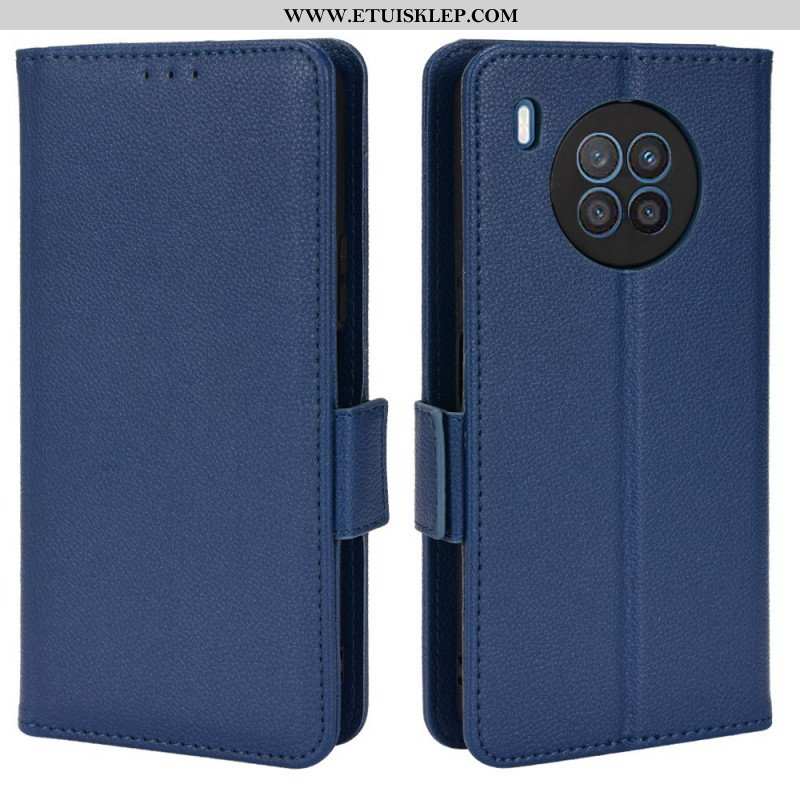 Obudowa Etui Na Telefon do Honor 50 Lite Etui Folio Flap Double Litchi Nowe Kolory